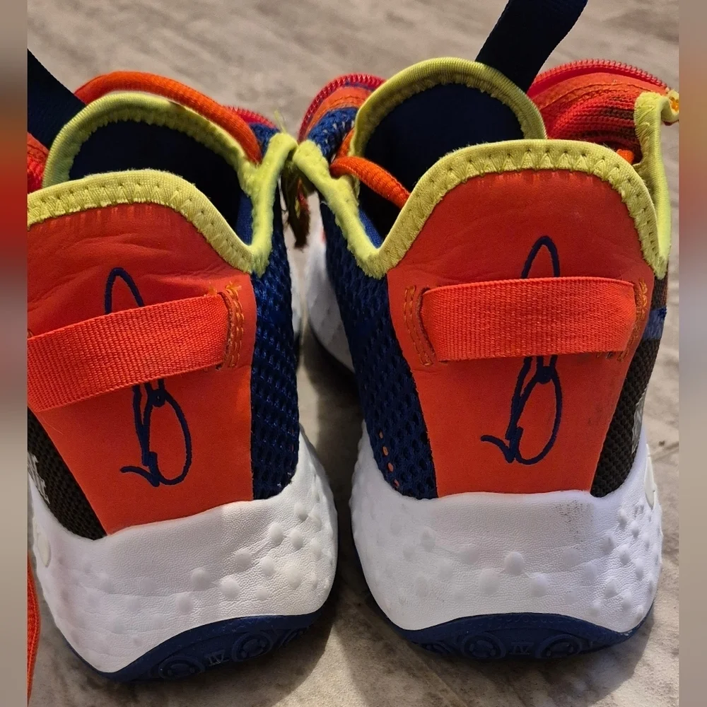 Nike Kids Sneakers in Vibrant Red and Blue